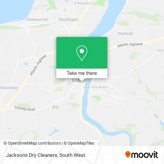 Jacksons Dry Cleaners map