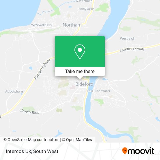 Intercos Uk map