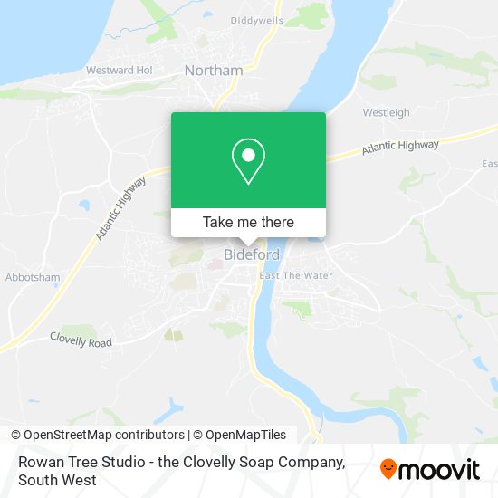 Rowan Tree Studio - the Clovelly Soap Company map