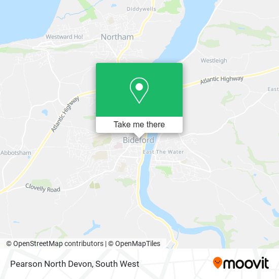 Pearson North Devon map