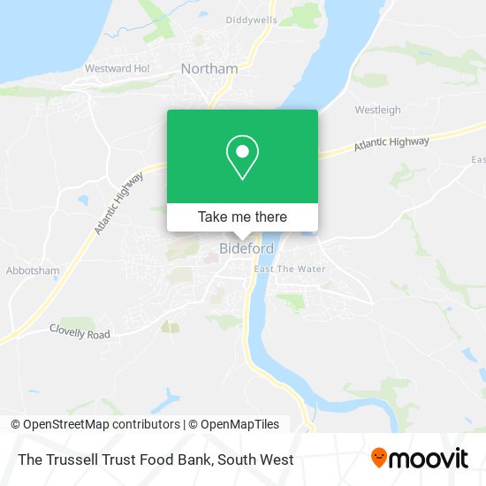 The Trussell Trust Food Bank map