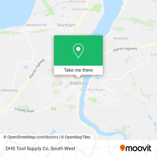 DHS Tool Supply Co map