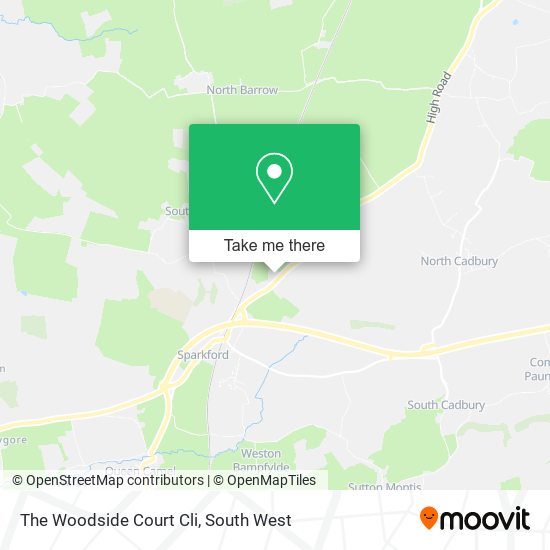 The Woodside Court Cli map