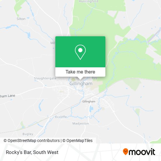 Rocky's Bar map