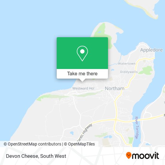 Devon Cheese map