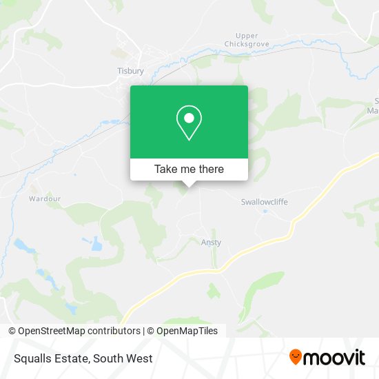 Squalls Estate map