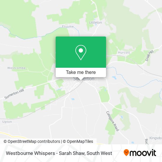 Westbourne Whispers - Sarah Shaw map