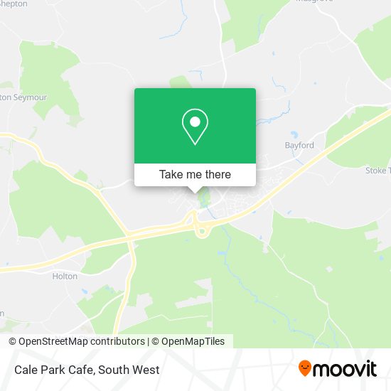 Cale Park Cafe map