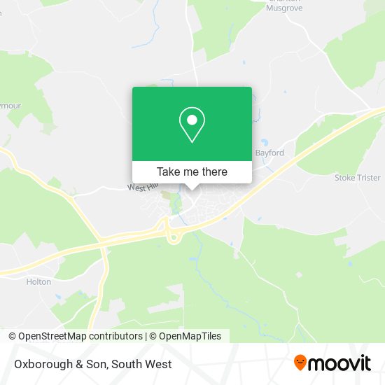 Oxborough & Son map