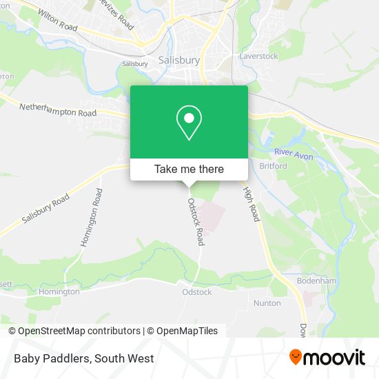 Baby Paddlers map