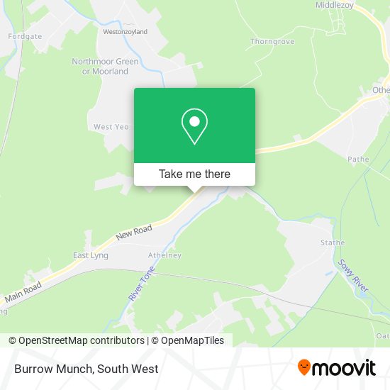 Burrow Munch map