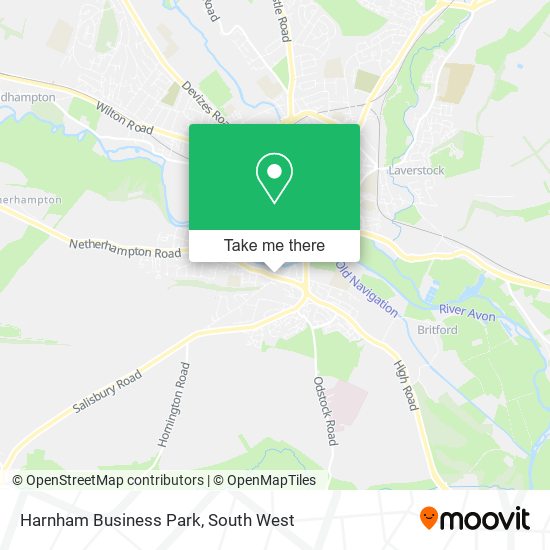 Harnham Business Park map