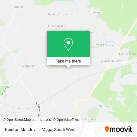Keinton Mandeville Muga map