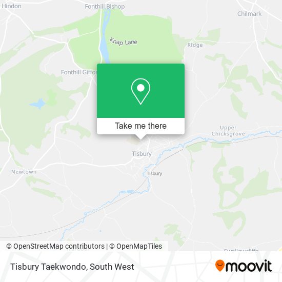 Tisbury Taekwondo map