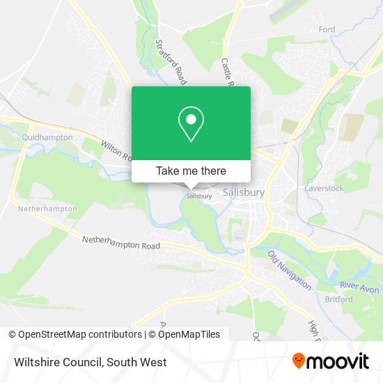 Wiltshire Council map