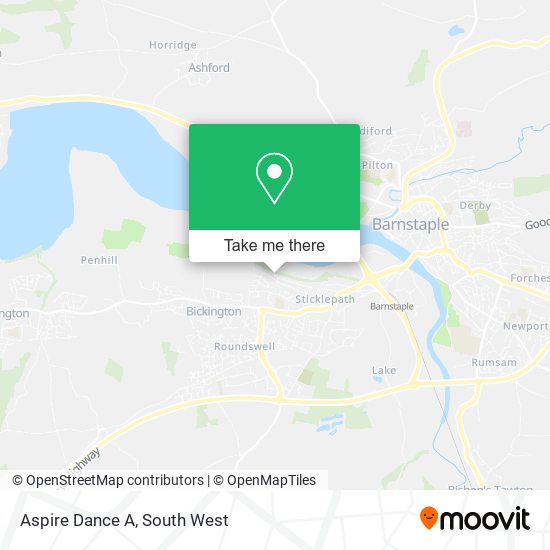 Aspire Dance A map