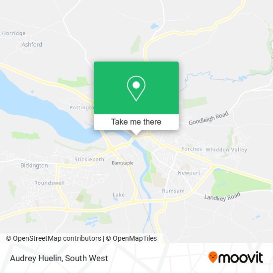 Audrey Huelin map