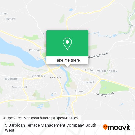 5 Barbican Terrace Management Company map