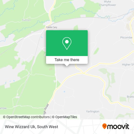 Wine Wizzard Uk map