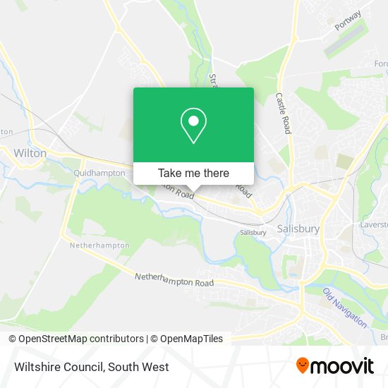 Wiltshire Council map