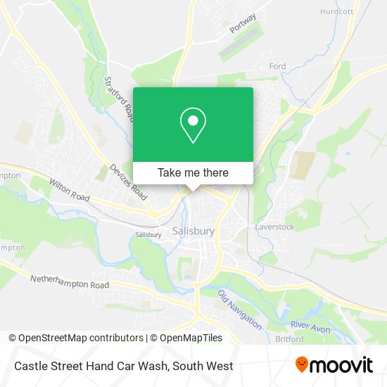 Castle Street Hand Car Wash map