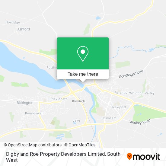 Digby and Roe Property Developers Limited map