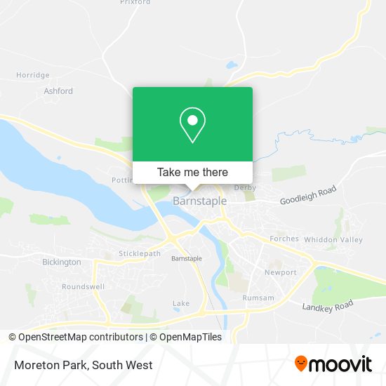 Moreton Park map