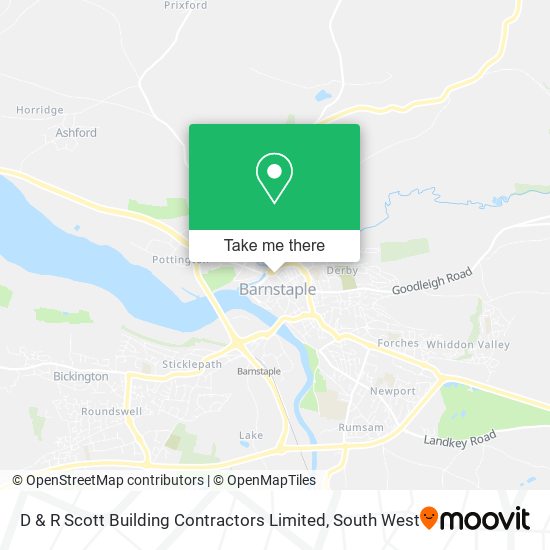 D & R Scott Building Contractors Limited map
