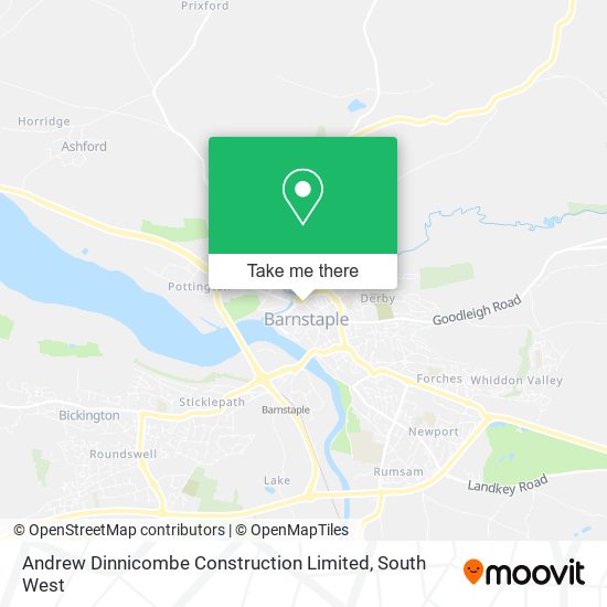 Andrew Dinnicombe Construction Limited map