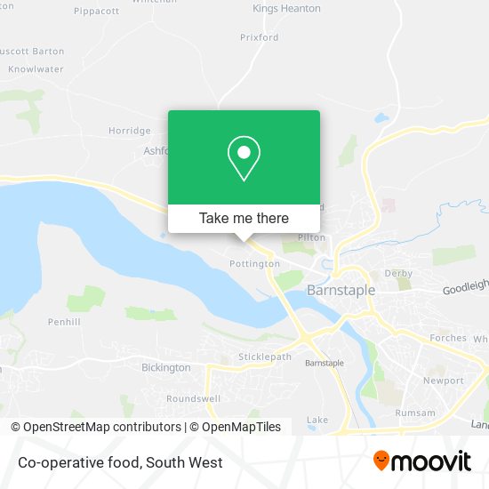 Co-operative food map