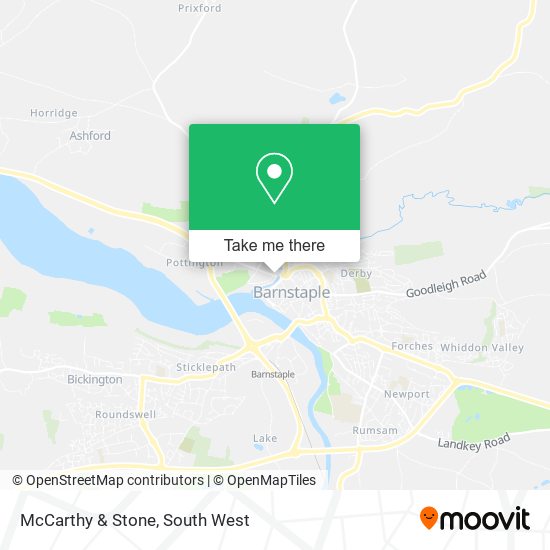 McCarthy & Stone map