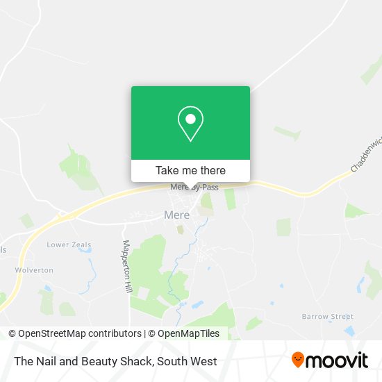 The Nail and Beauty Shack map