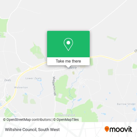 Wiltshire Council map