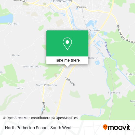 North Petherton School map