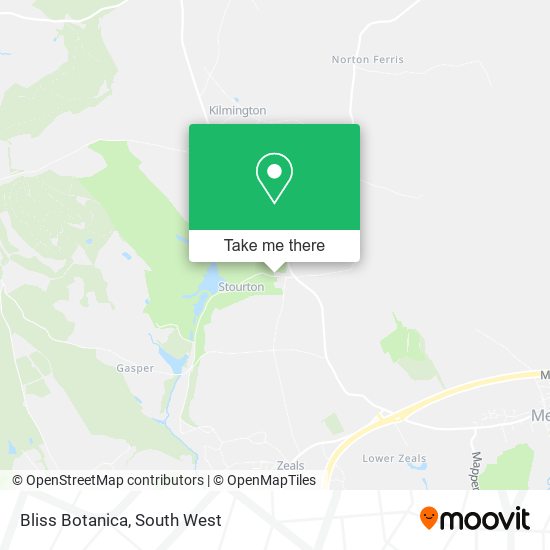 Bliss Botanica map