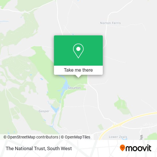 The National Trust map