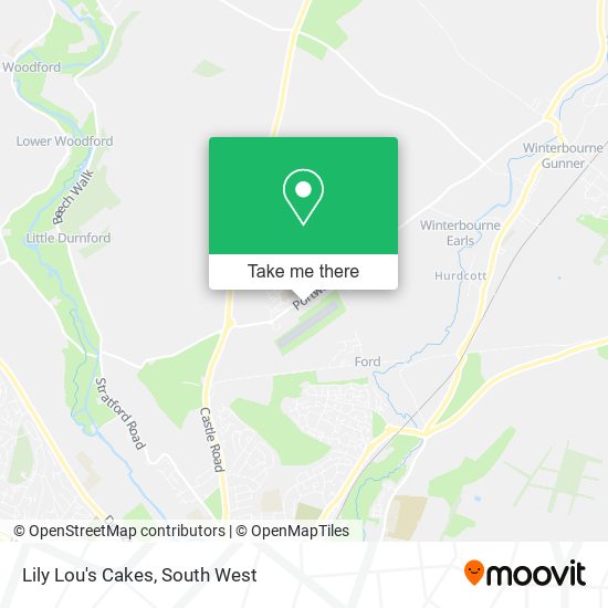Lily Lou's Cakes map