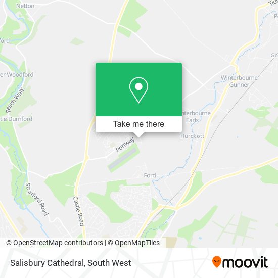 Salisbury Cathedral map