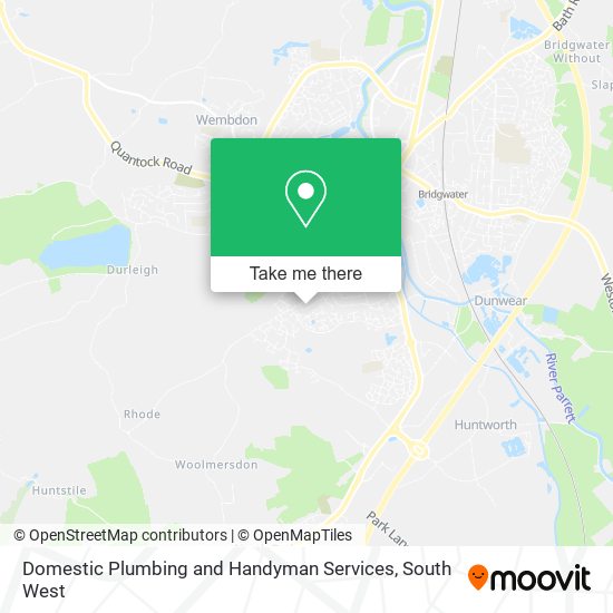 Domestic Plumbing and Handyman Services map