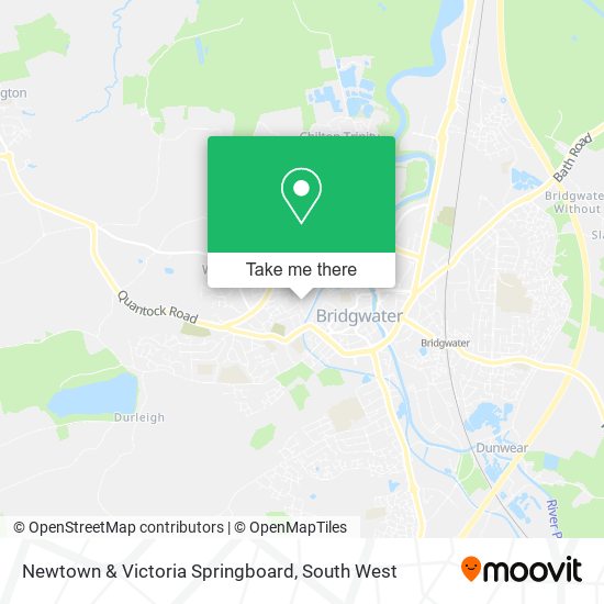Newtown & Victoria Springboard map