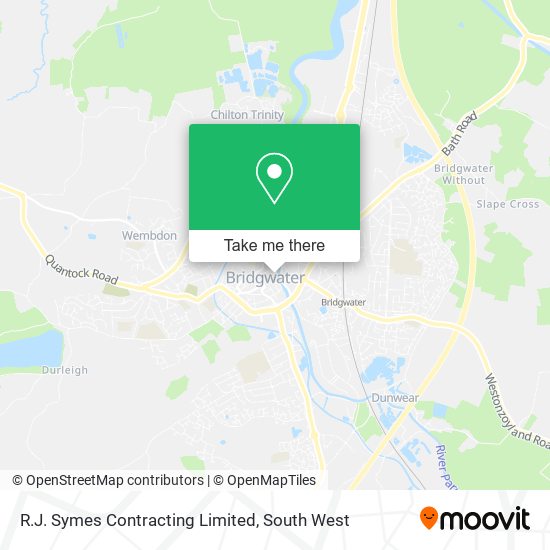 R.J. Symes Contracting Limited map