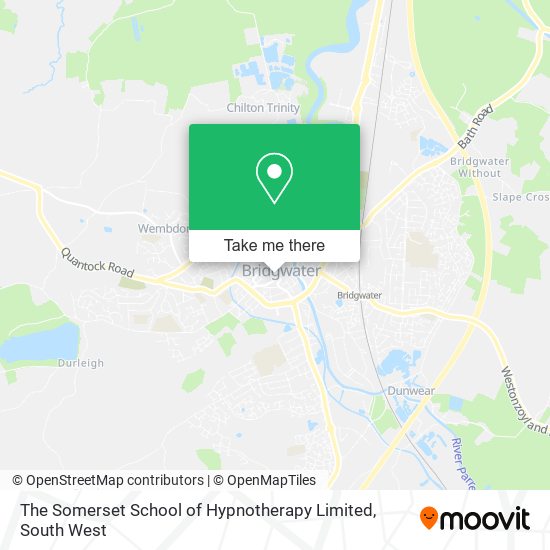 The Somerset School of Hypnotherapy Limited map