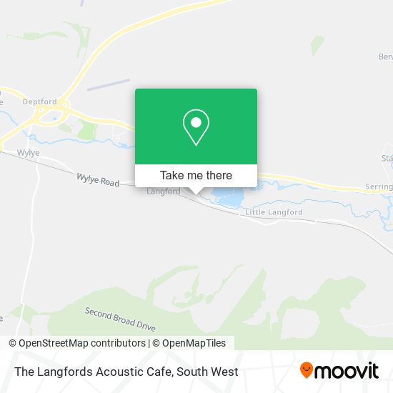 The Langfords Acoustic Cafe map