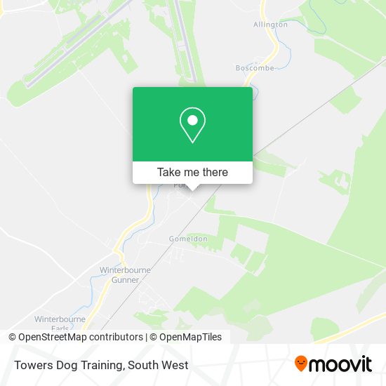 Towers Dog Training map