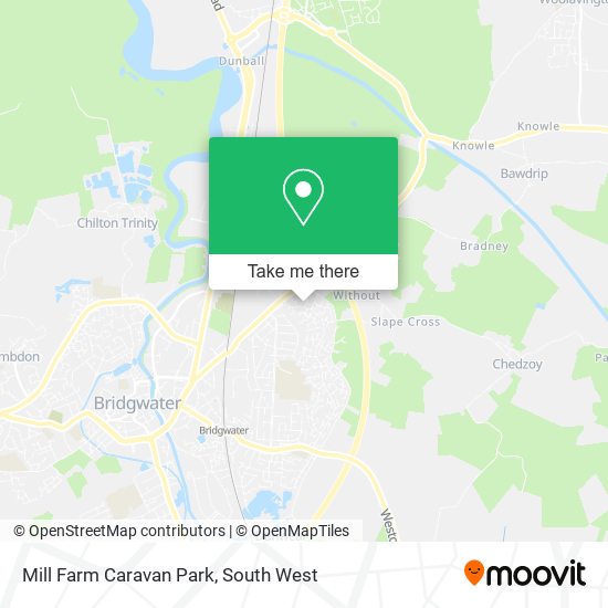 Mill Farm Caravan Park map