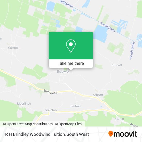 R H Brindley Woodwind Tuition map