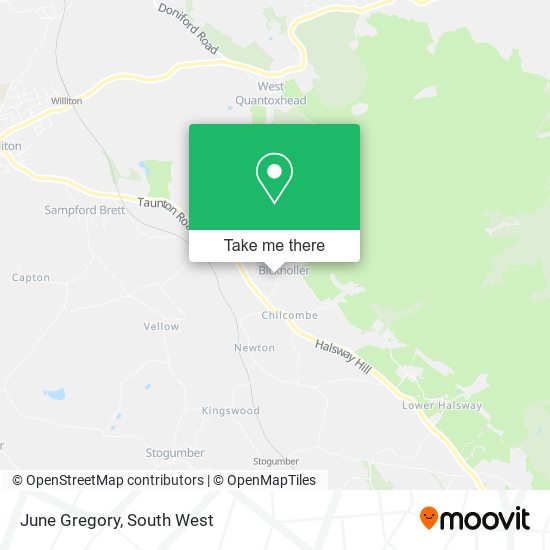 June Gregory map