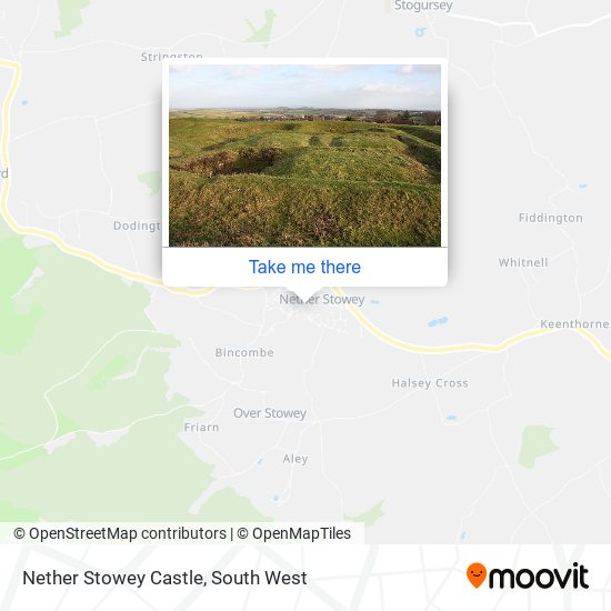 Nether Stowey Castle map