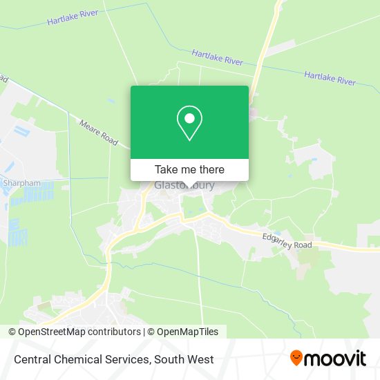 Central Chemical Services map