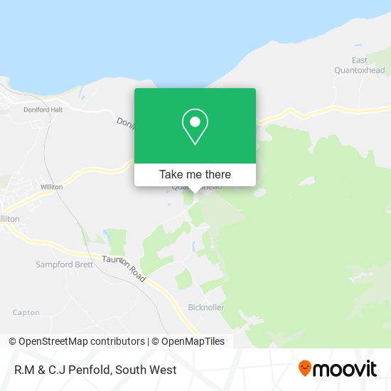 R.M & C.J Penfold map